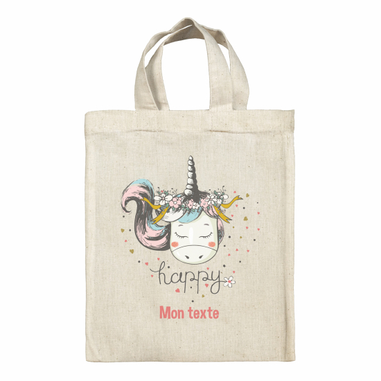 Bolsa de tela personalizada - Unicornio
