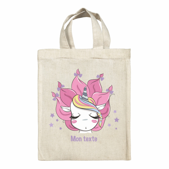 Bolsa de tela personalizada - Unicornio