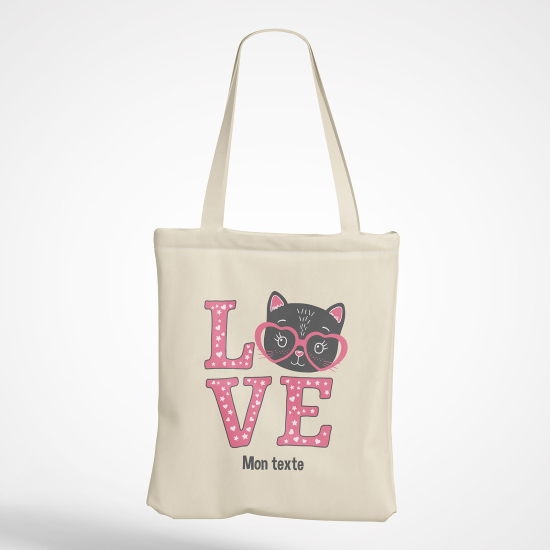 Bolsa personalizada - Amor de gato