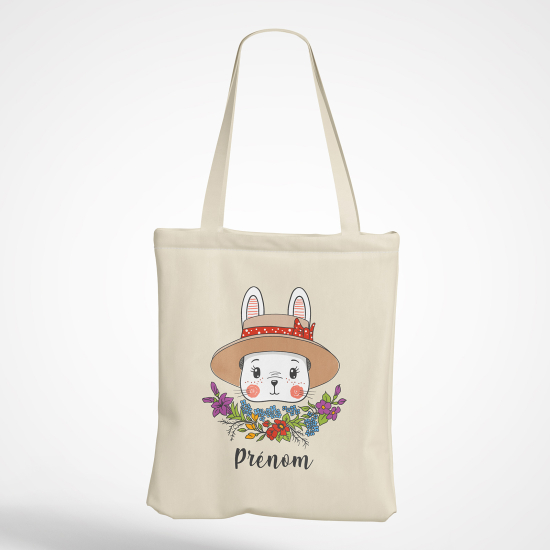 Bolsa personalizada - Conejo sombrero