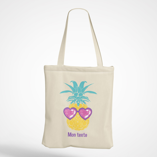 Bolsa personalizada - Corazones de piña