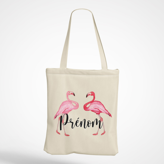 Bolsa personalizada - Flamencos rosas