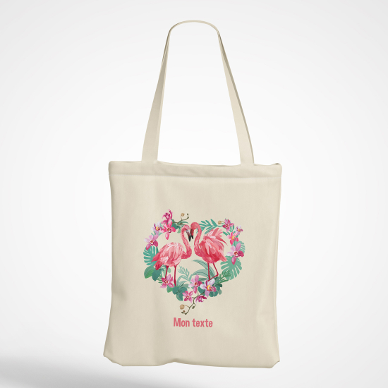 Bolsa personalizada - Flamencos rosas