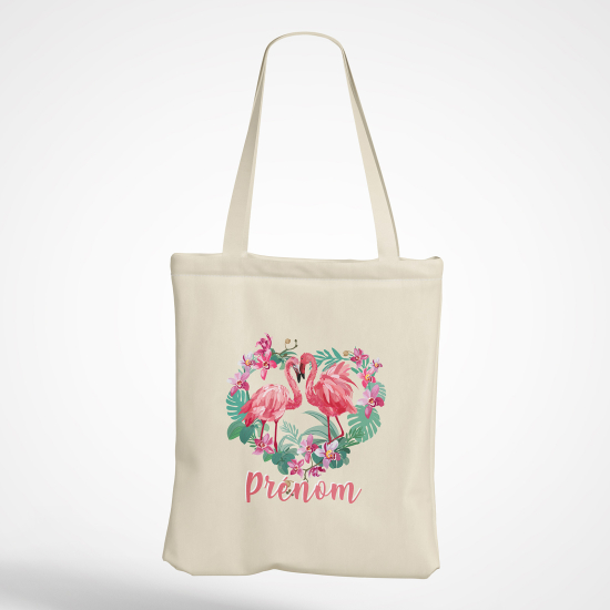 Bolsa personalizada - Flamencos rosas