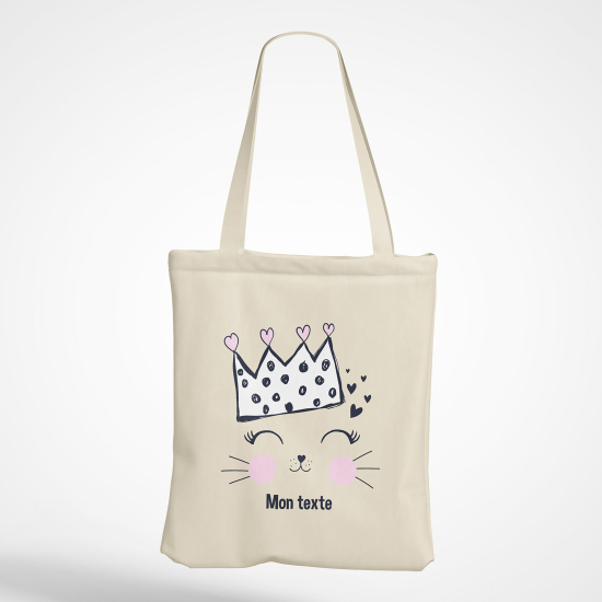Bolsa personalizada - Gato princesa