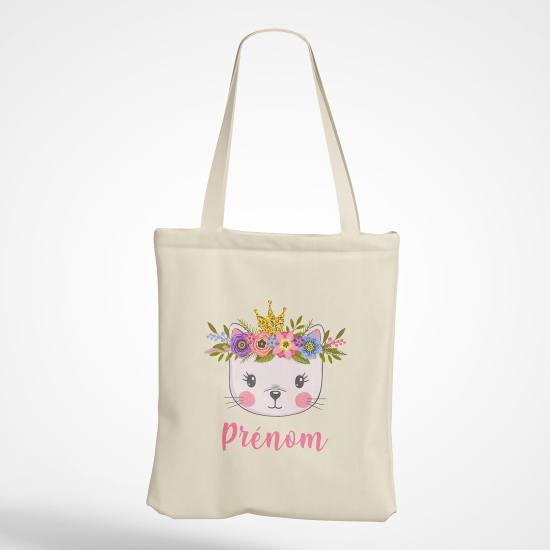 Bolsa personalizada - Gato princesa