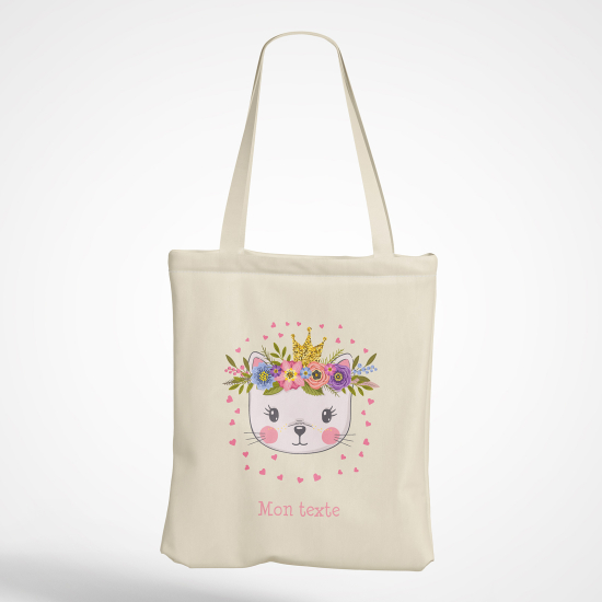 Bolsa personalizada - Gato princesa