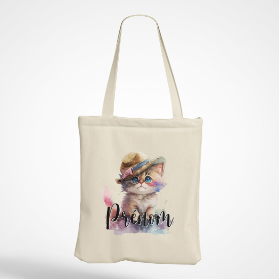 Bolsa personalizada - Gato sombrero