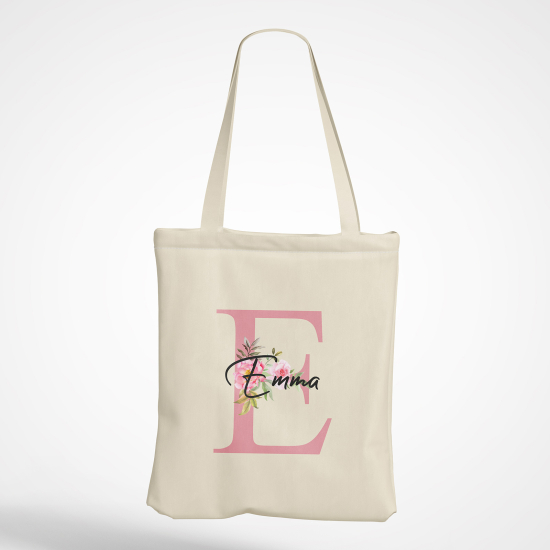Bolsa personalizada - Letra E