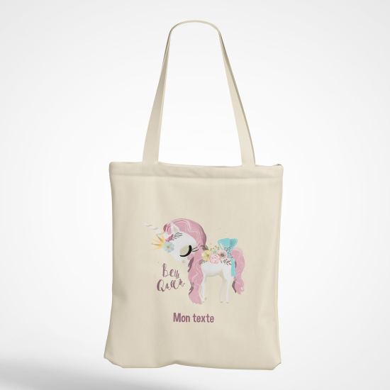Bolsa personalizada - Licorne sea la reina