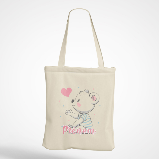 Bolsa personalizada - Osito corazón