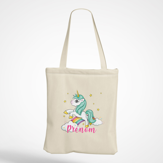 Bolsa personalizada - Unicornio arcoíris