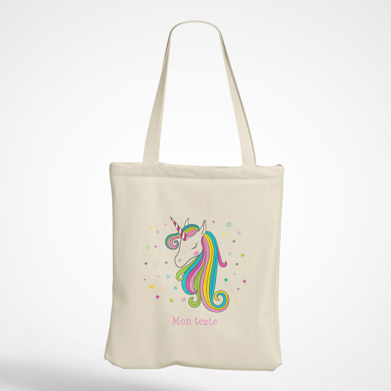 Bolsa personalizada - Unicornio arcoíris
