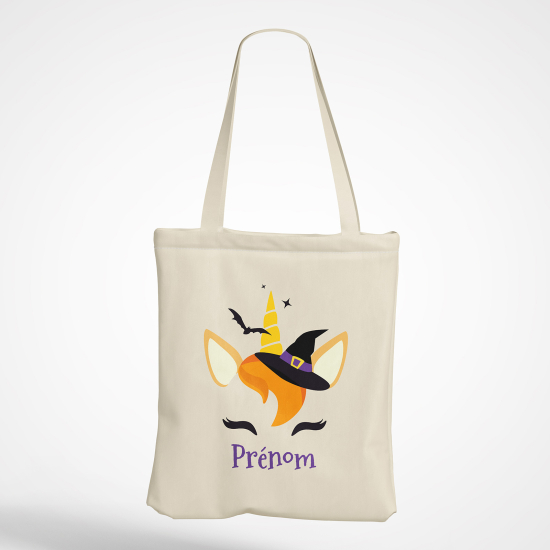 Bolsa personalizada - Unicornio bruja