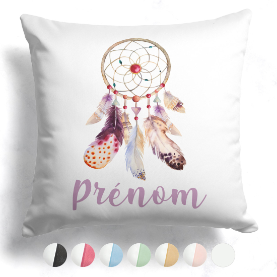Cojín bicolor personalizado - Atrapasueños
