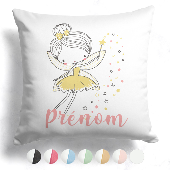 Cojín bicolor personalizado - Hada