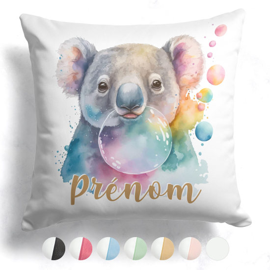 Cojín bicolor personalizado - Koala