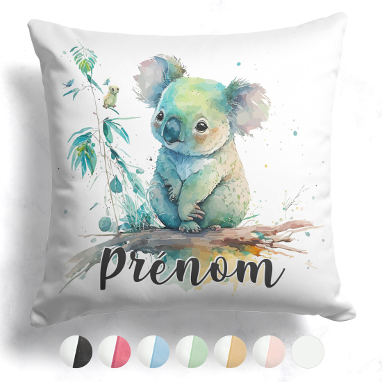 Cojín bicolor personalizado - Koala