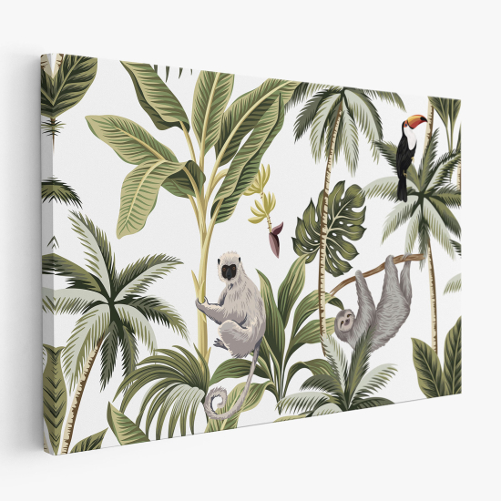 Cuadro en Lienzo - Animales de la jungla