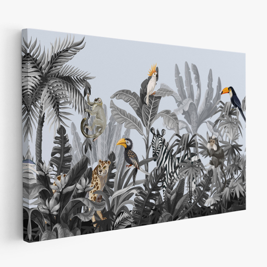 Cuadro en Lienzo - Animales de la Selva