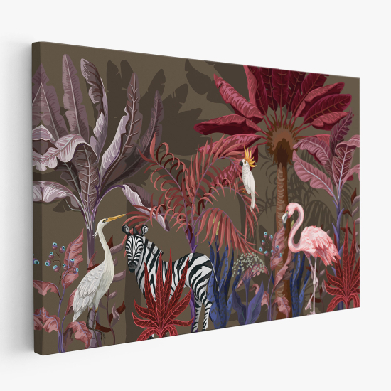 Cuadro en Lienzo - Animales de la Selva
