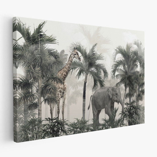 Cuadro en Lienzo - Animales de la Selva