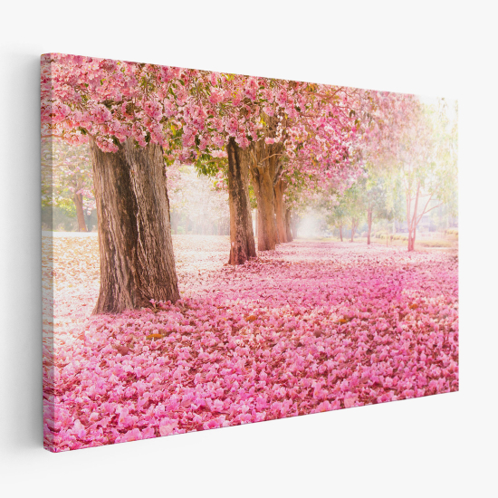 Cuadro en Lienzo - Árboles en flor