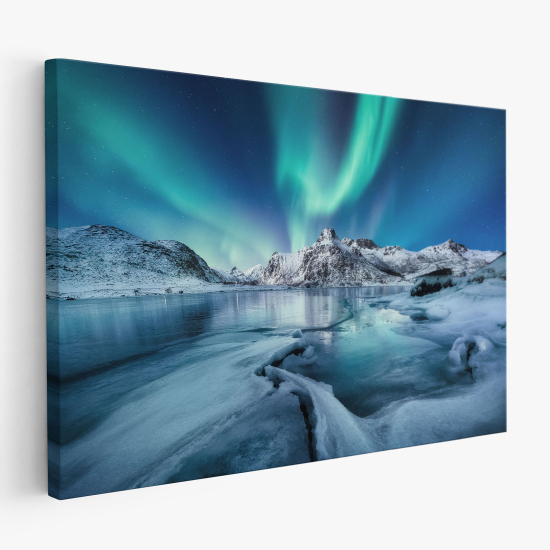 Cuadro en Lienzo - Auroras boreales