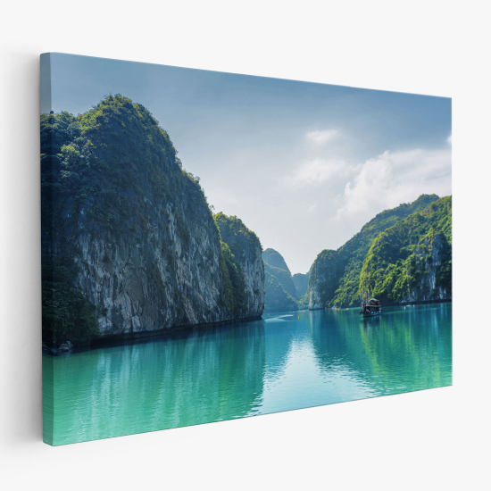 Cuadro en Lienzo - Bahía de Ha Long Vietnam