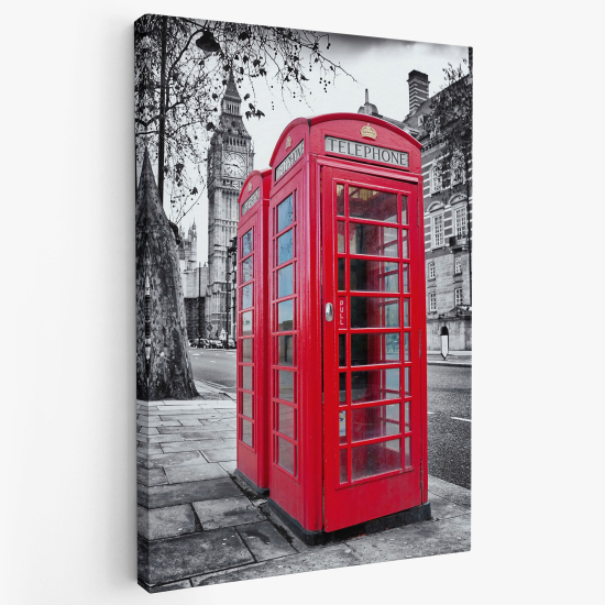 Cuadro en Lienzo - Cabina Telefónica Londres