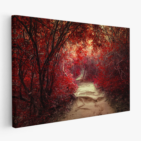 Cuadro en Lienzo - Camino en el bosque