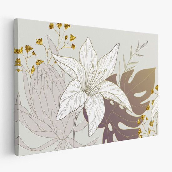 Cuadro en Lienzo - Flores Tropicales