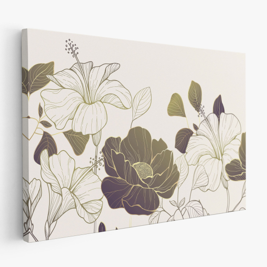 Cuadro en Lienzo - Flores Tropicales