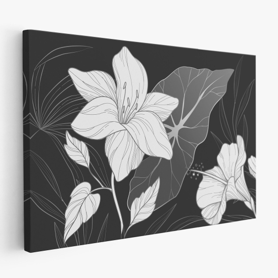 Cuadro en Lienzo - Flores Tropicales