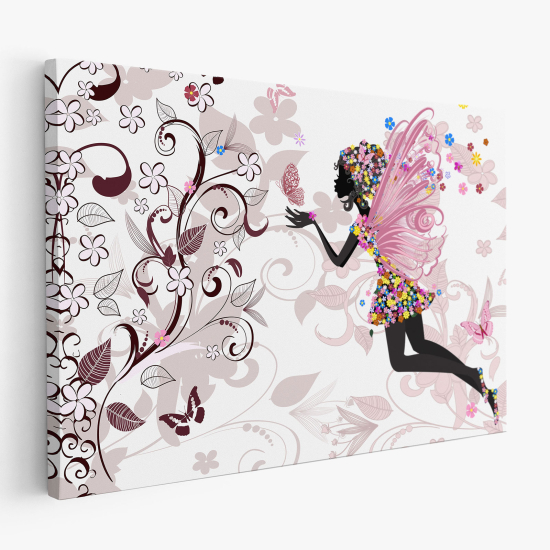 Cuadro en Lienzo - Hada Flores
