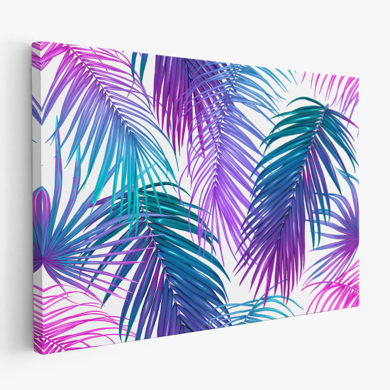 Cuadro en Lienzo - Hojas Tropicales