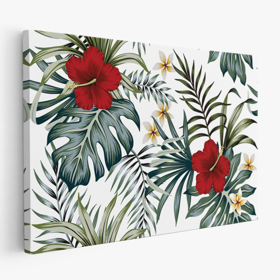Cuadro en Lienzo - Hojas Tropicales