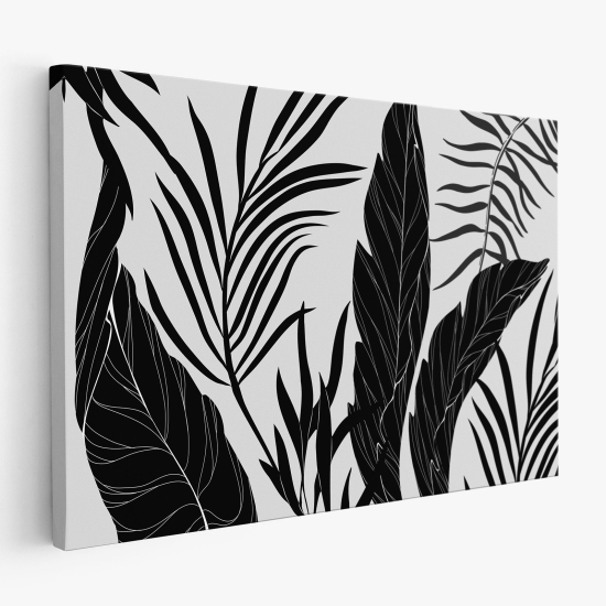 Cuadro en Lienzo - Hojas Tropicales
