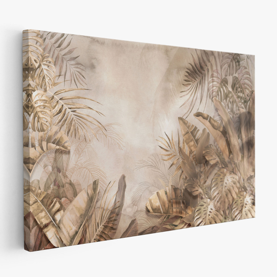 Cuadro en Lienzo - Hojas Tropicales