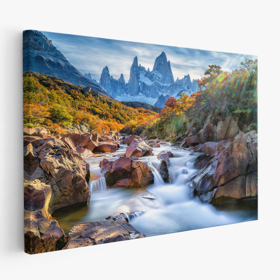 Cuadro en Lienzo - Paisaje Montañas