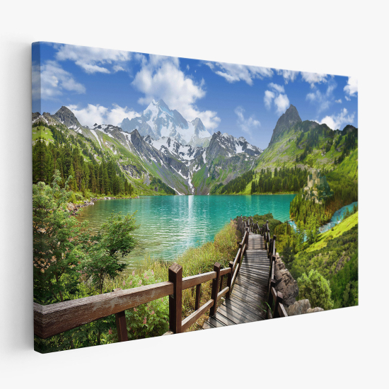 Cuadro en Lienzo - Paisaje Montañas