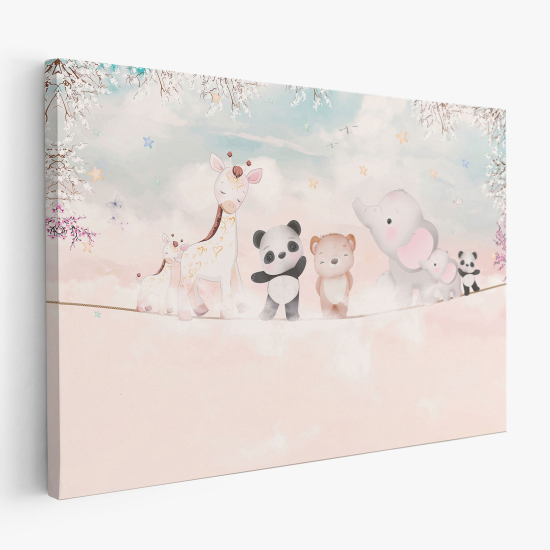 Cuadro en Lienzo para niños - Infantil - Animales