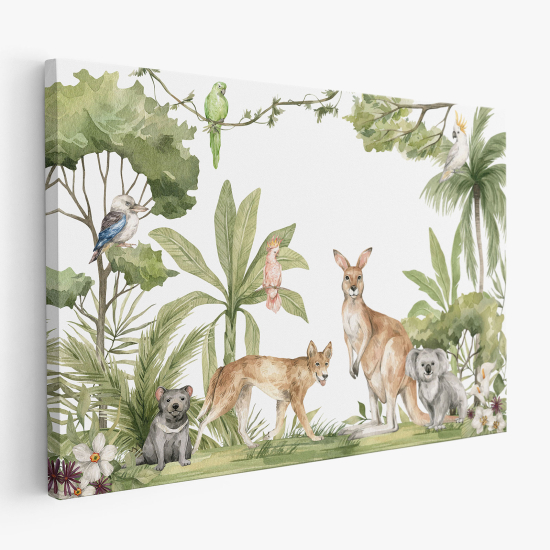 Cuadro en Lienzo para niños - Infantil - Animales de Australia