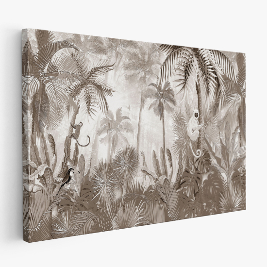 Cuadro en Lienzo para niños - Infantil - Selva Tropical