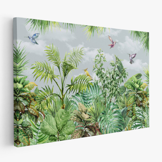 Cuadro en Lienzo para niños - Infantil - Selva Tropical