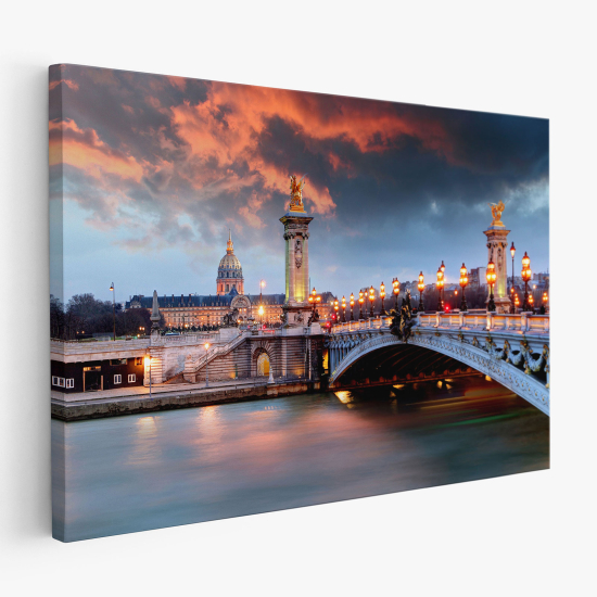 Cuadro en Lienzo - Puente Alejandro III París