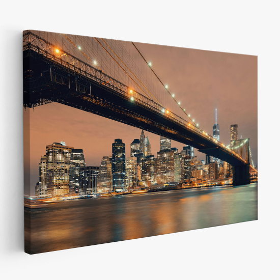 Cuadro en Lienzo - Puente de Brooklyn Nueva York