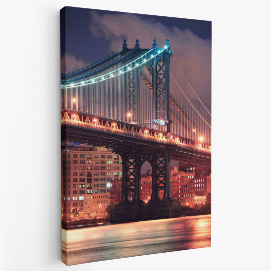 Cuadro en Lienzo - Puente de Brooklyn Nueva York