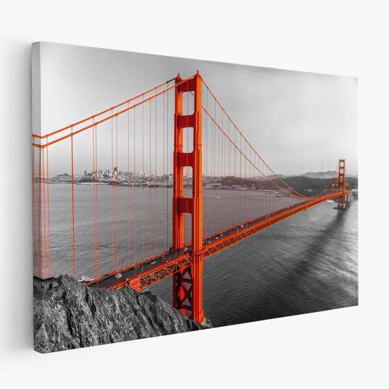Cuadro en Lienzo - Puente Golden Gate