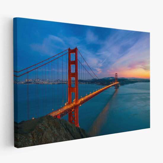 Cuadro en Lienzo - Puente Golden Gate